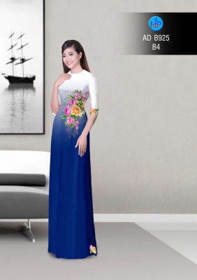 Vải áo dài hoa eo-DT 3168