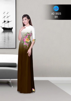 Vải áo dài hoa eo-DT 3168