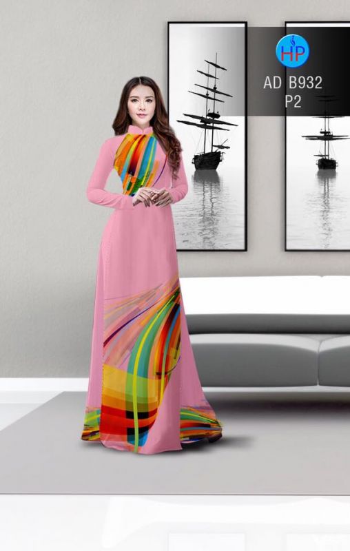 Vải áo dài màu kẻ sọc Vải áo dài màu kẻ sọc