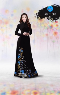 Vải áo dài hoa văn tà dưới-DT 3212