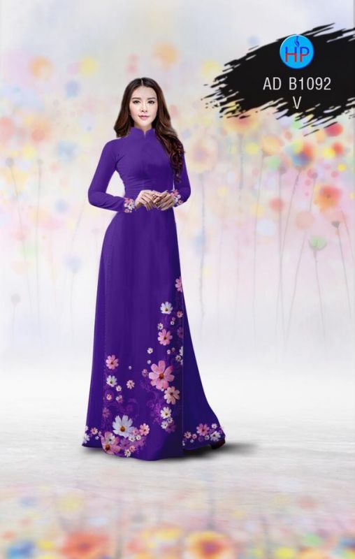 Vải áo dài hoa nhỏ Vải áo dài hoa nhỏ