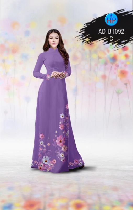 Vải áo dài hoa nhỏ Vải áo dài hoa nhỏ