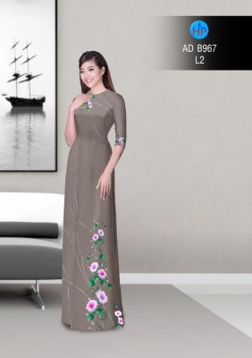 Vải áo dài hoa dây-DT 3216