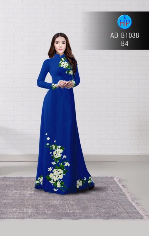 Vải áo dài hoa sứ trắng Vải áo dài hoa sứ trắng