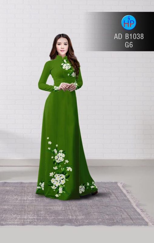 Vải áo dài hoa sứ trắng Vải áo dài hoa sứ trắng