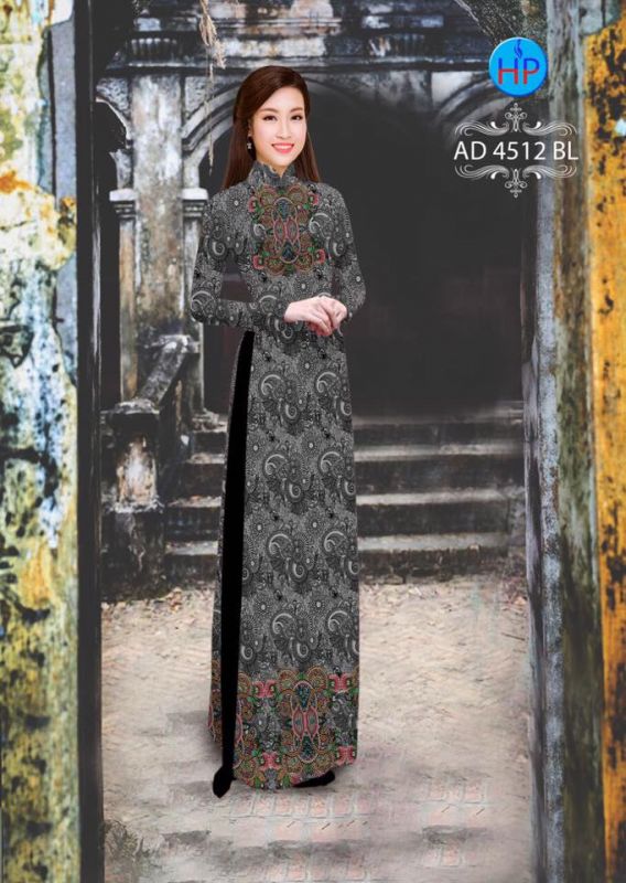 Vải áo dài hoa văn chìm