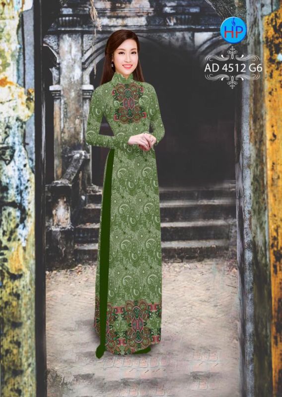 Vải áo dài hoa văn chìm