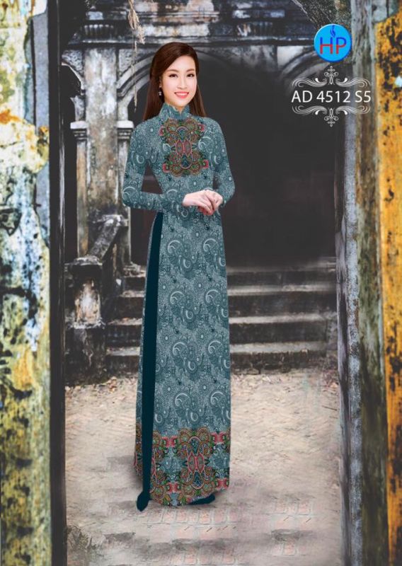 Vải áo dài hoa văn chìm