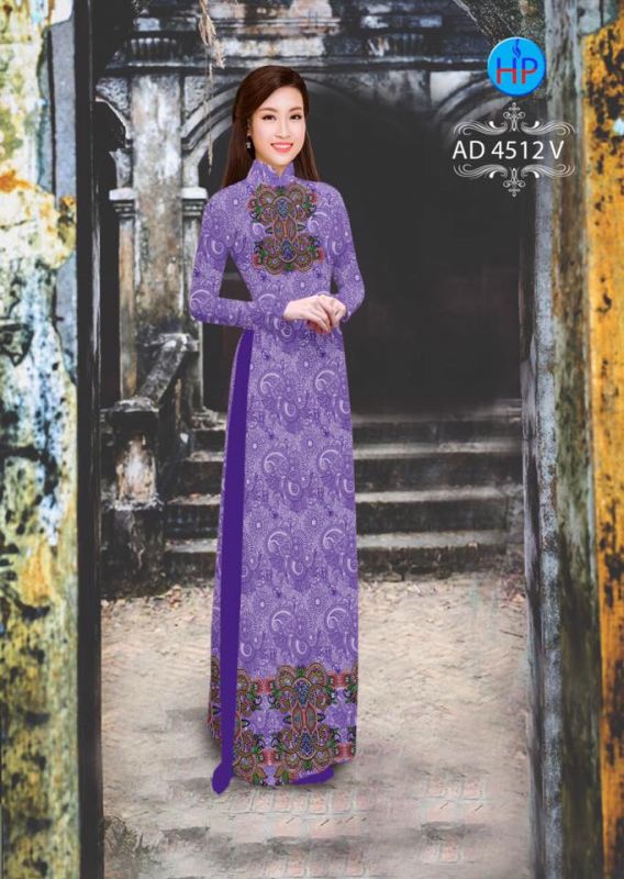 Vải áo dài hoa văn chìm