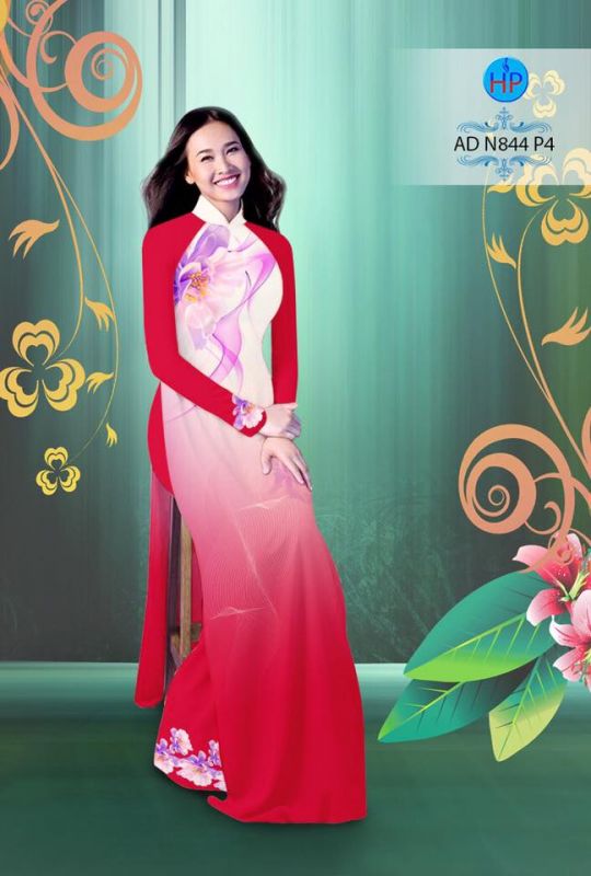 Vải áo dài hiệu ứng 3D