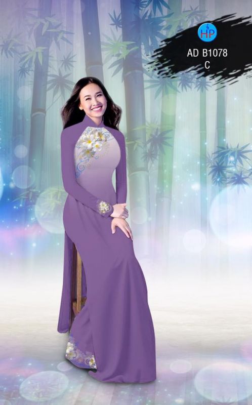 Vải áo dài hoa Sứ trắng