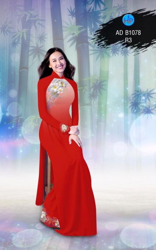 Vải áo dài hoa Sứ trắng