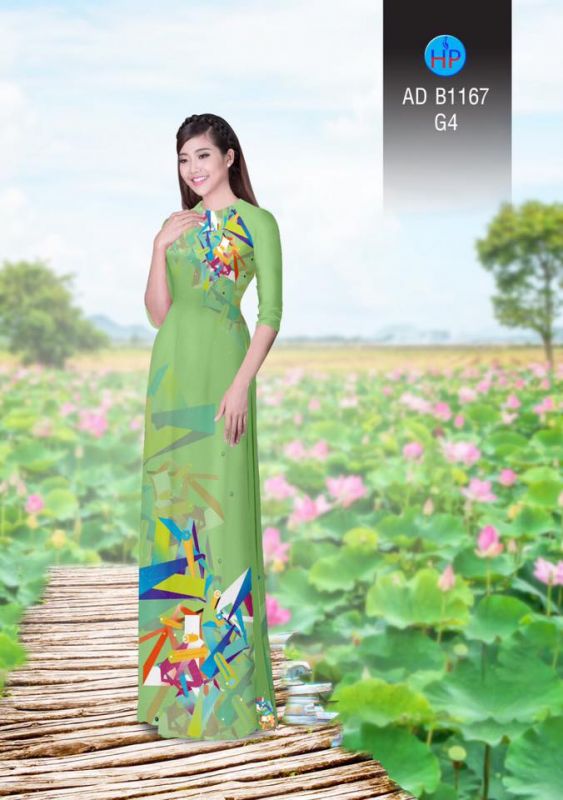 Vải áo dài lập thể
