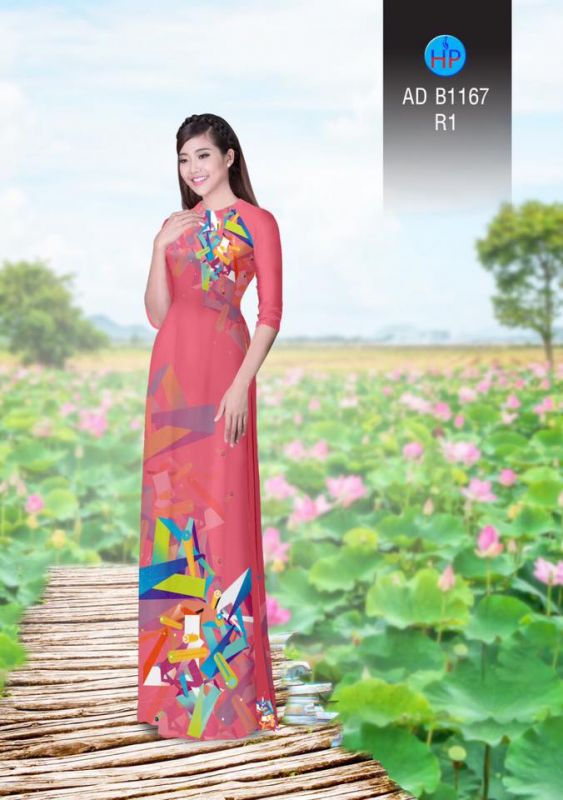 Vải áo dài lập thể