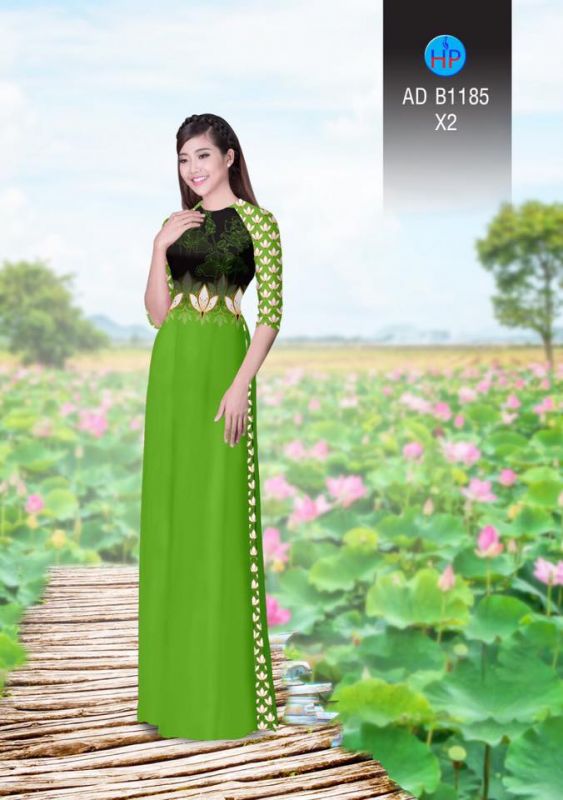 Vải áo dài hoa Sen