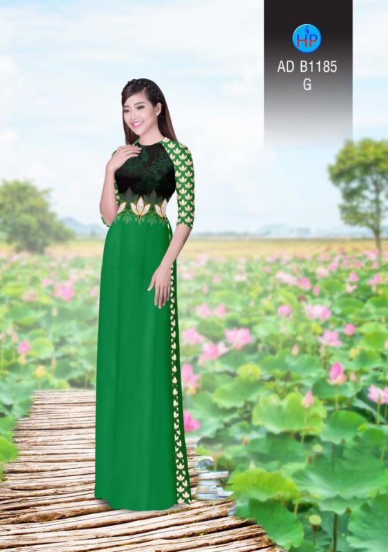 Vải áo dài hoa Sen
