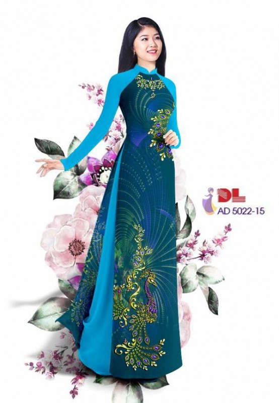 Vải áo dài họa tiết đá quí
