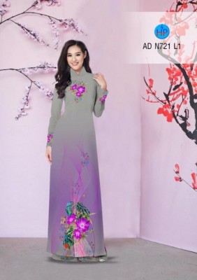 Vải áo dài hoa 3D-DT 3380