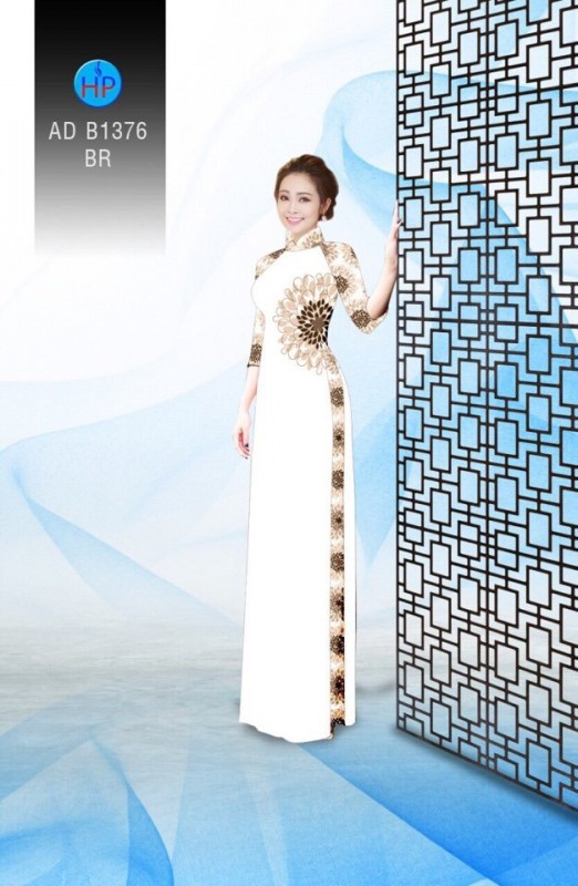 Vải áo dài hoa eo