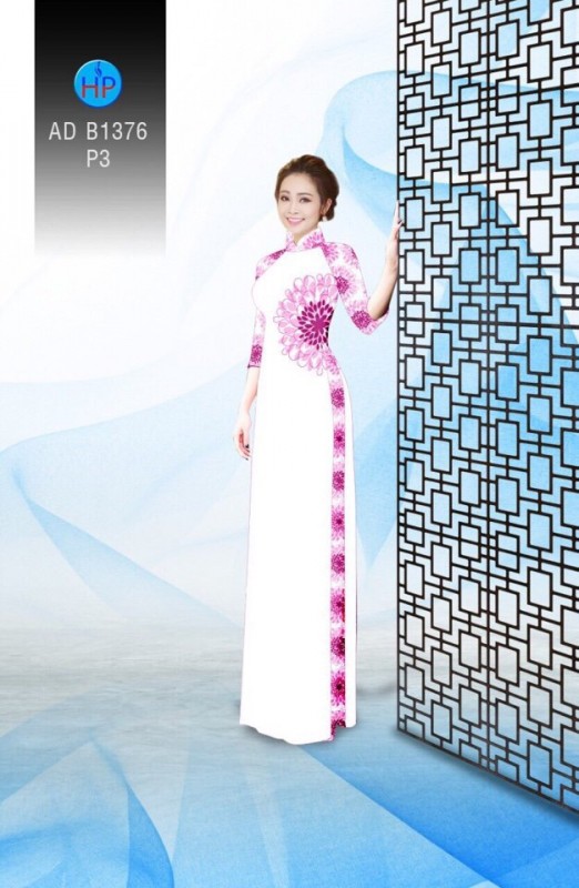 Vải áo dài hoa eo