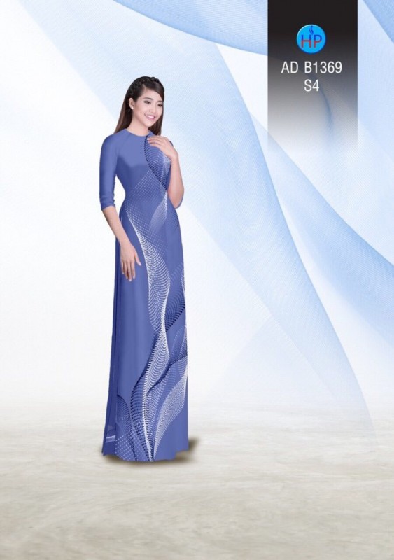 Vải áo dài họa tiết 3D