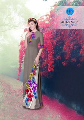 Vải áo dài hoa dây-DT 3398
