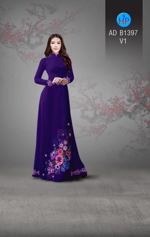 Vải áo dài hoa nháy