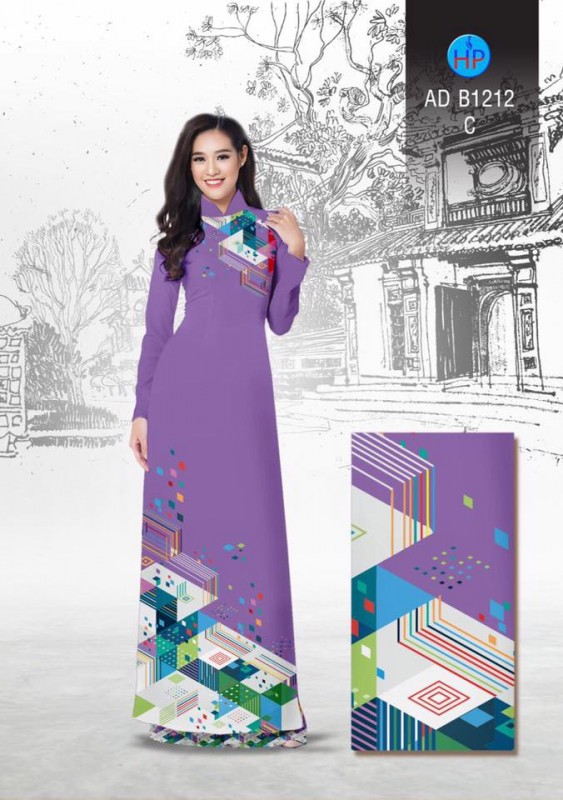 Vải áo dài lập thể