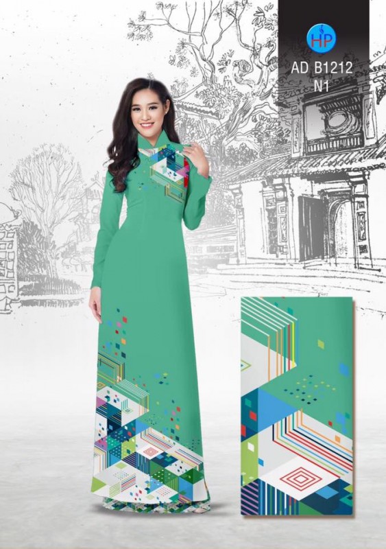 Vải áo dài lập thể