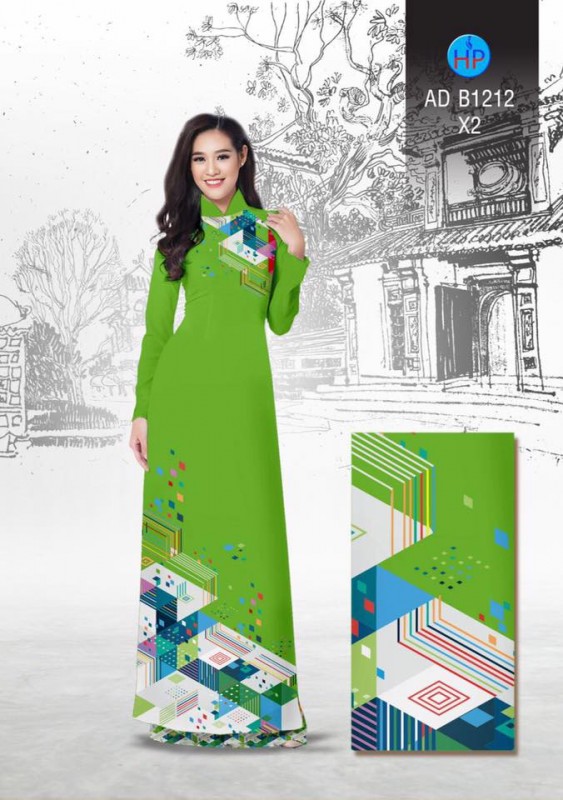 Vải áo dài lập thể