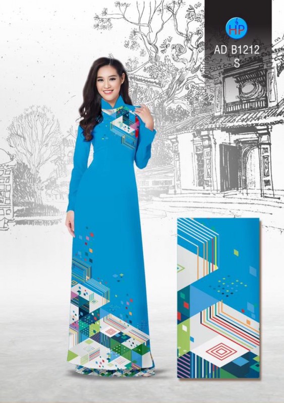 Vải áo dài lập thể