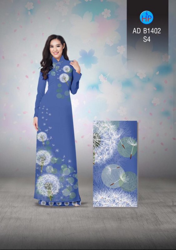 Vải áo dài hoa Cẩm Tú Cầu Vải áo dài hoa Cẩm Tú Cầu