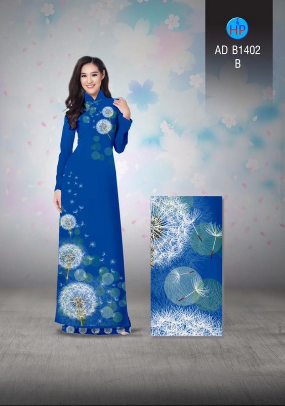 Vải áo dài hoa Cẩm Tú Cầu Vải áo dài hoa Cẩm Tú Cầu