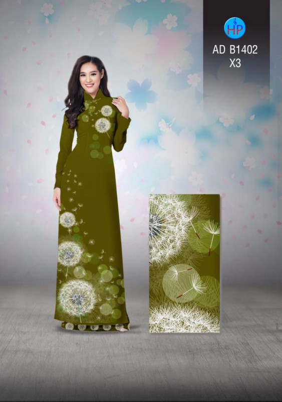 Vải áo dài hoa Cẩm Tú Cầu Vải áo dài hoa Cẩm Tú Cầu
