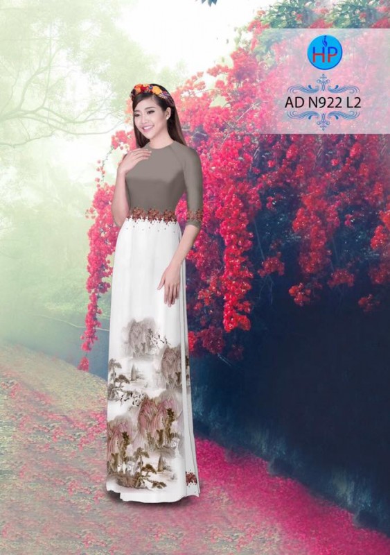 Vải áo dài phong cảnh
