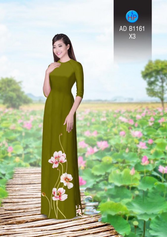 Vải áo dài hoa dây