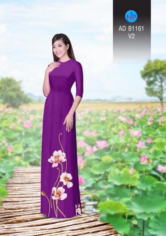 Vải áo dài hoa dây