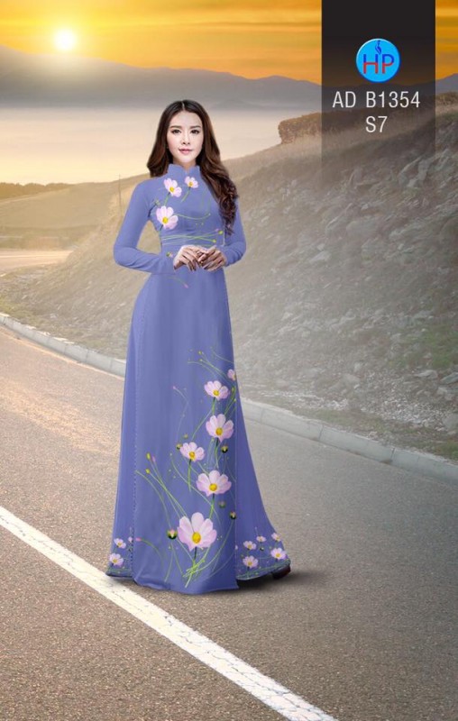 Vải áo dài hoa dây
