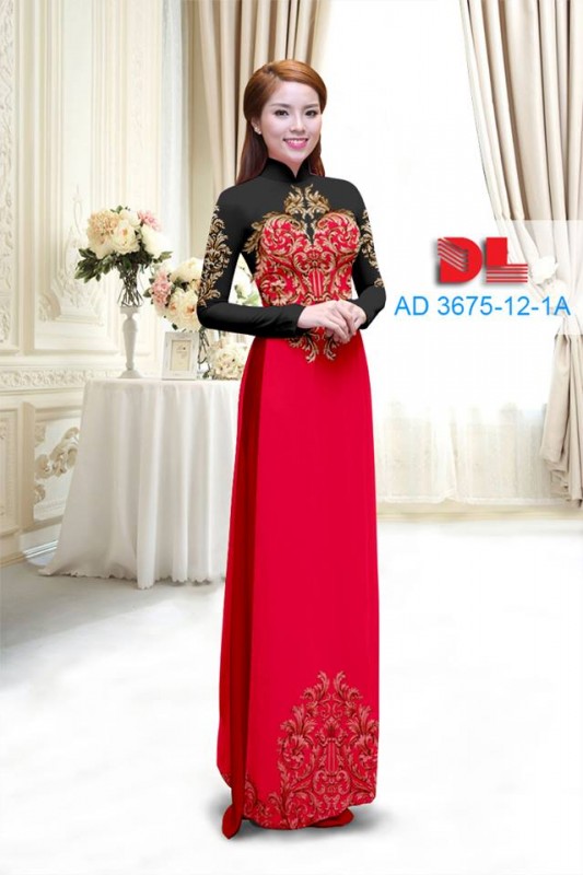 Vải áo dài hoa văn đẹp