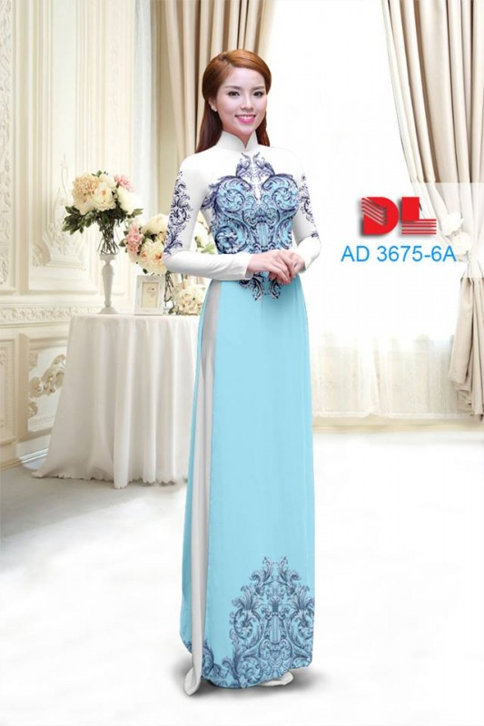 Vải áo dài hoa văn đẹp