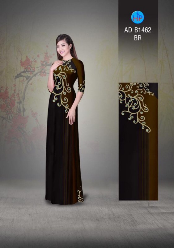 Vải áo dài hoa văn dây