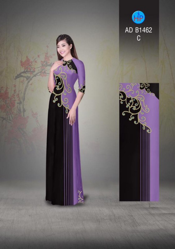 Vải áo dài hoa văn dây