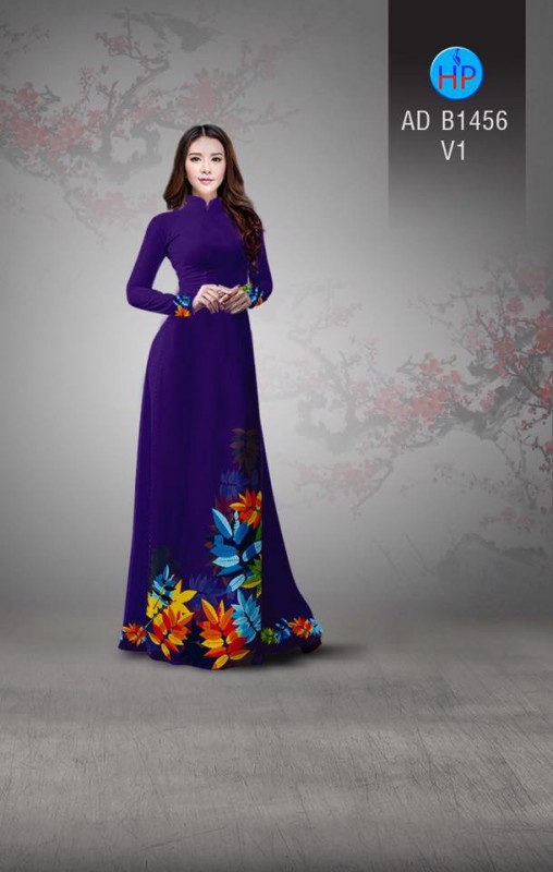 Vải áo dài hình lá cây Vải áo dài hình lá cây