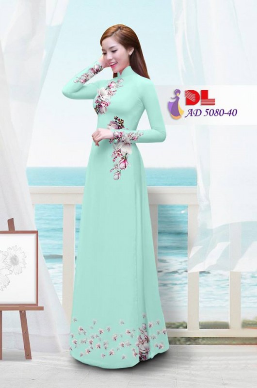 Vải áo dài hoa Sứ