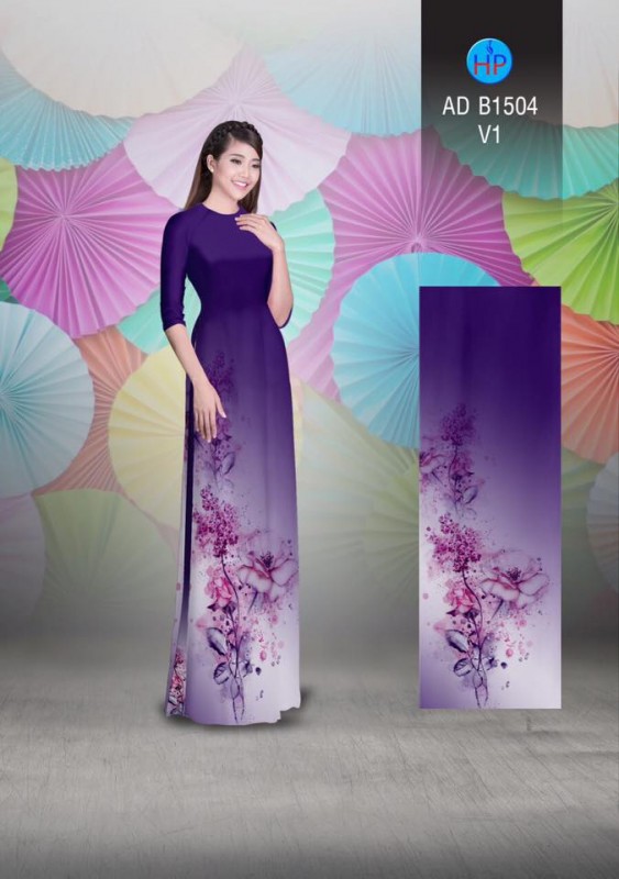 Vải áo dài hoa chìm Vải áo dài hoa chìm