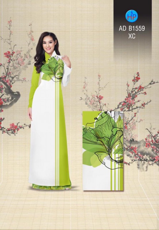 Vải áo dài hoa Sen
