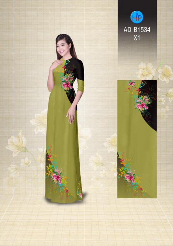 Vải áo dài hoa xéo Vải áo dài hoa xéo