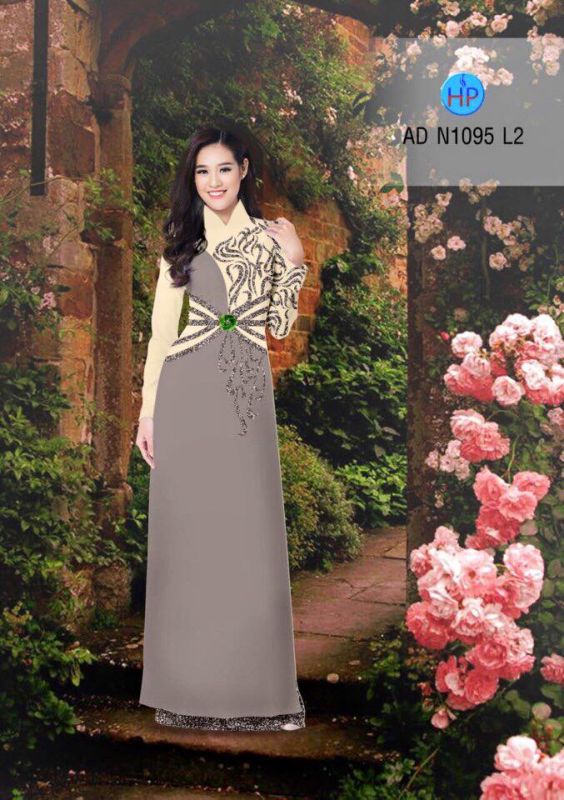 Vải áo dài hoa văn đẹp