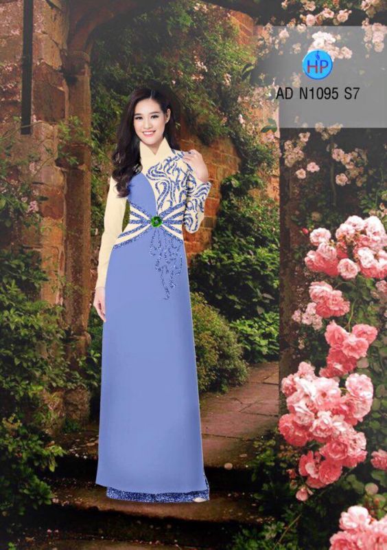 Vải áo dài hoa văn đẹp