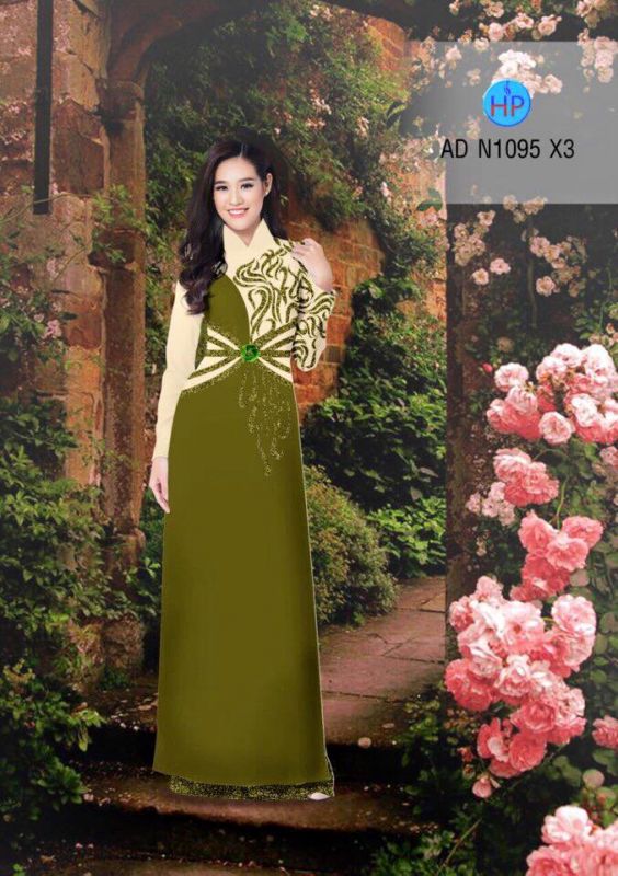 Vải áo dài hoa văn đẹp